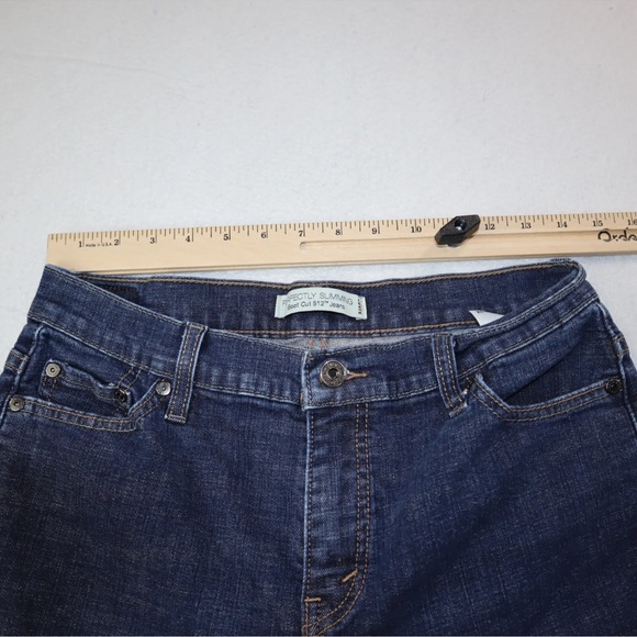 LEVI’S Perfectly Slimming Boot Cut 512 Jeans Size 12 Medium - Picture 2 of 11